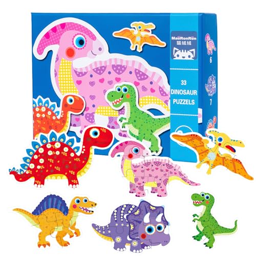 Juegos De Mesa, Video On Demand BSMKD Rompecabezas de Animales para Niños, Rompecabezas de 33 Piezas, Juguetes Educativos de Aprendizaje, Juego de Juguetes educativos de Aprendizaje...