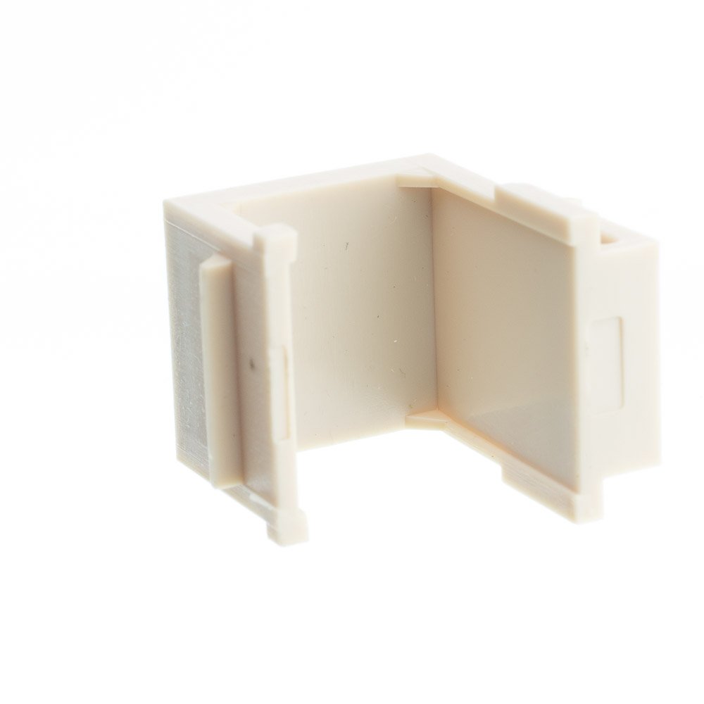 Keystone Insert, Beige/Ivory, Blank Insert Module for Wall Plate, Beige Keystone Jack Inserts for Wallplate, CableWholesale