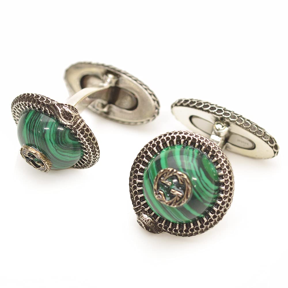 グッチ カフス カフスリンク シルバー925 ロゴ ヘキサゴン 6角 メンズ GUCCI - 【中古】 グッチ カフス シルバー925 約12.0g シルバー