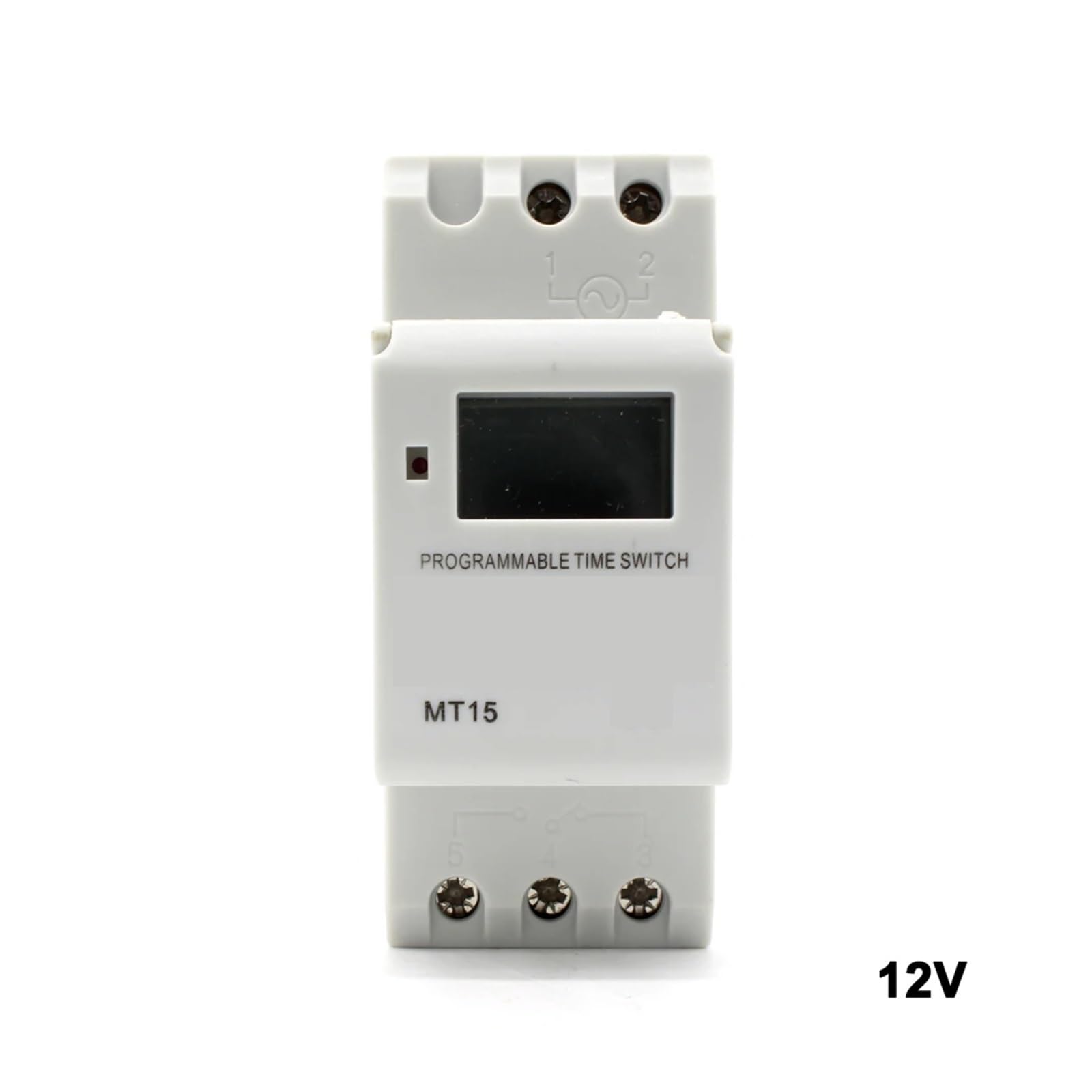 Relè Timer programmabile LCD settimanale 16A 220VAC Interruttore Timer Digitale Montato su Guida DIN