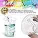 Pixiss Disposable Epoxy Resin Mixing Cups with Measurements (50-Pack) Mixing Cups for Mixing Containers, Epoxy Cups For Epoxy Measuring Cups - 20 Resin Mixing Sticks