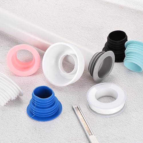 Tapones de drenaje de silicona para lavadora 4 piezas gris miniatura 4