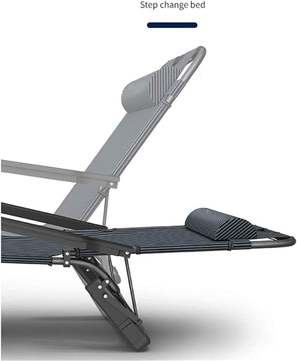 Folding Chair Folding Deck Chair Sun Lounger Folding Reclining Chairs for Outdoor Patio Garden 178x52x25cm Garden Chairs Recliner (Size : 178x52x25 cm)