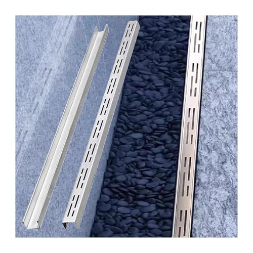 Kit di sistema di drenaggio per canali esterni, gestione efficiente delle acque piovane per cortile, patio, giardino, marciapiede e vialetto