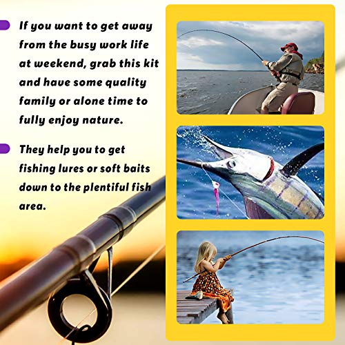 image for Swpeet 8Pcs 60g Egg Olive Shape Sinkers Fishing Lead Sinkers Worm Sink