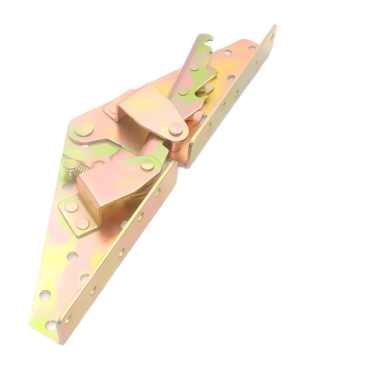 Sensumepb Gold Metal Steel Adjustable 3 Position Angle Mechanism Hinge For Sofa Bed And Bedding Furniture Hardware(Gold)