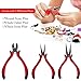 WinWonder Jewellery Making Kit,1275 pcs Jewellery Finding Set,17 pcs Jewellery Repair Tools for Making Bracelets,Earrings,DIY Handmade Etc