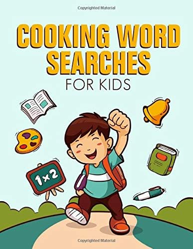 Cooking Word Searches for Kids: Food Word Search Puzzles for Kids Challenging & Educational Puzzle with Brain Games for Every Day!