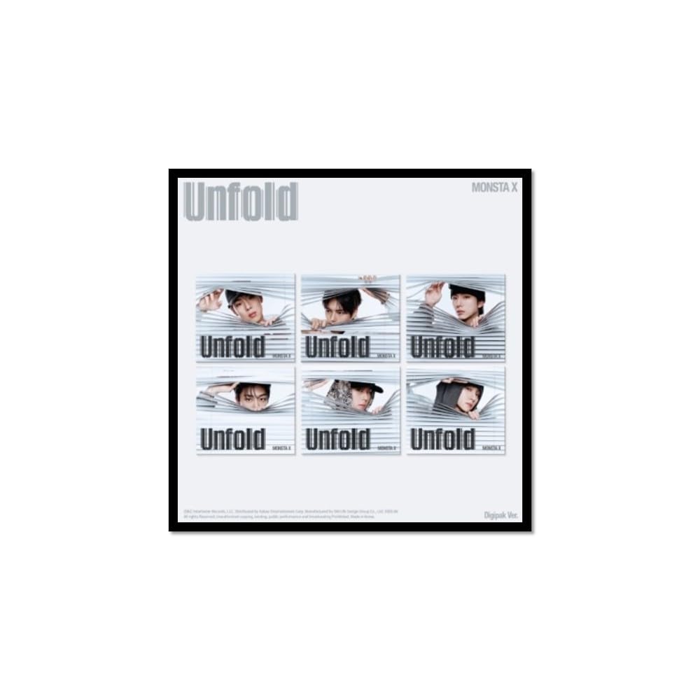 MONSTA.X UnFold [Digipack 6 Ver Set] 3er álbum completo de EE. UU