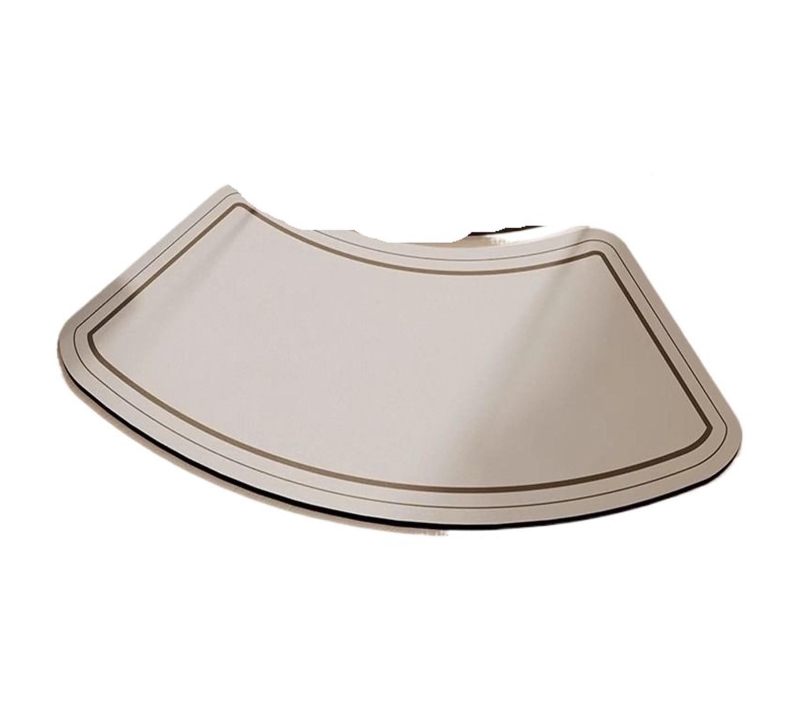 Alfombrilla for Suelo de baño, Alfombrilla for pies con Forma Abanico diatomeas Que Absorbe el Agua, Almohadilla Antideslizante for Puerta Cuarto y Ducha para Baños y Cocinas(04,50x90cm-B)