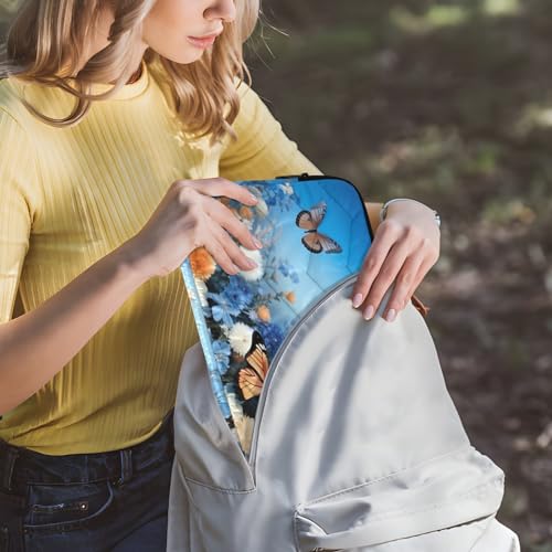 Funda para portátil 13-14 pulgadas con diseño mariposa miniatura 6