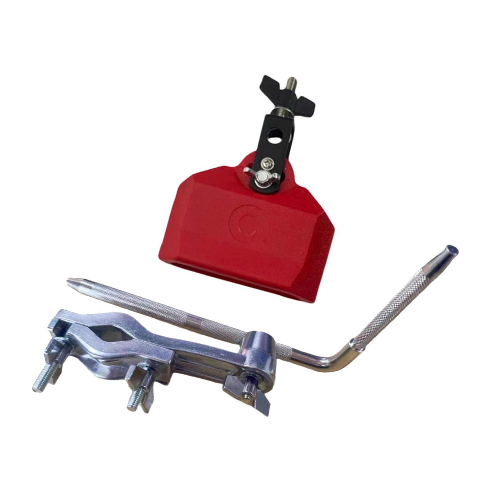 Hardware di montaggio per batteria Morsetto di estensione per campanaccio Regolabile Stabile Multifunzionale Supporto per percussioni Accesso Batteria Set di batterie Morsetto Campanaccio Accessorio