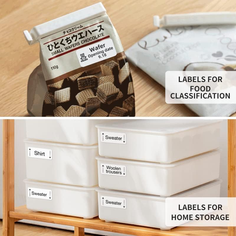 Vista 8 de NIIMBOT Label Maker Machine, B3S Thermal Label Maker, Upgrade 3Inch Thermal Label Printer, Portable Label Maker with 1Pack 70x40mm Label, Bluetooth