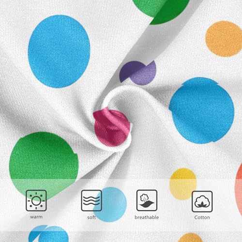 Colorful Dots Green Blue Orange Little Girl Panties Toddlers Underwear Floral Cotton Durable Briefs Girls Undies 2t3