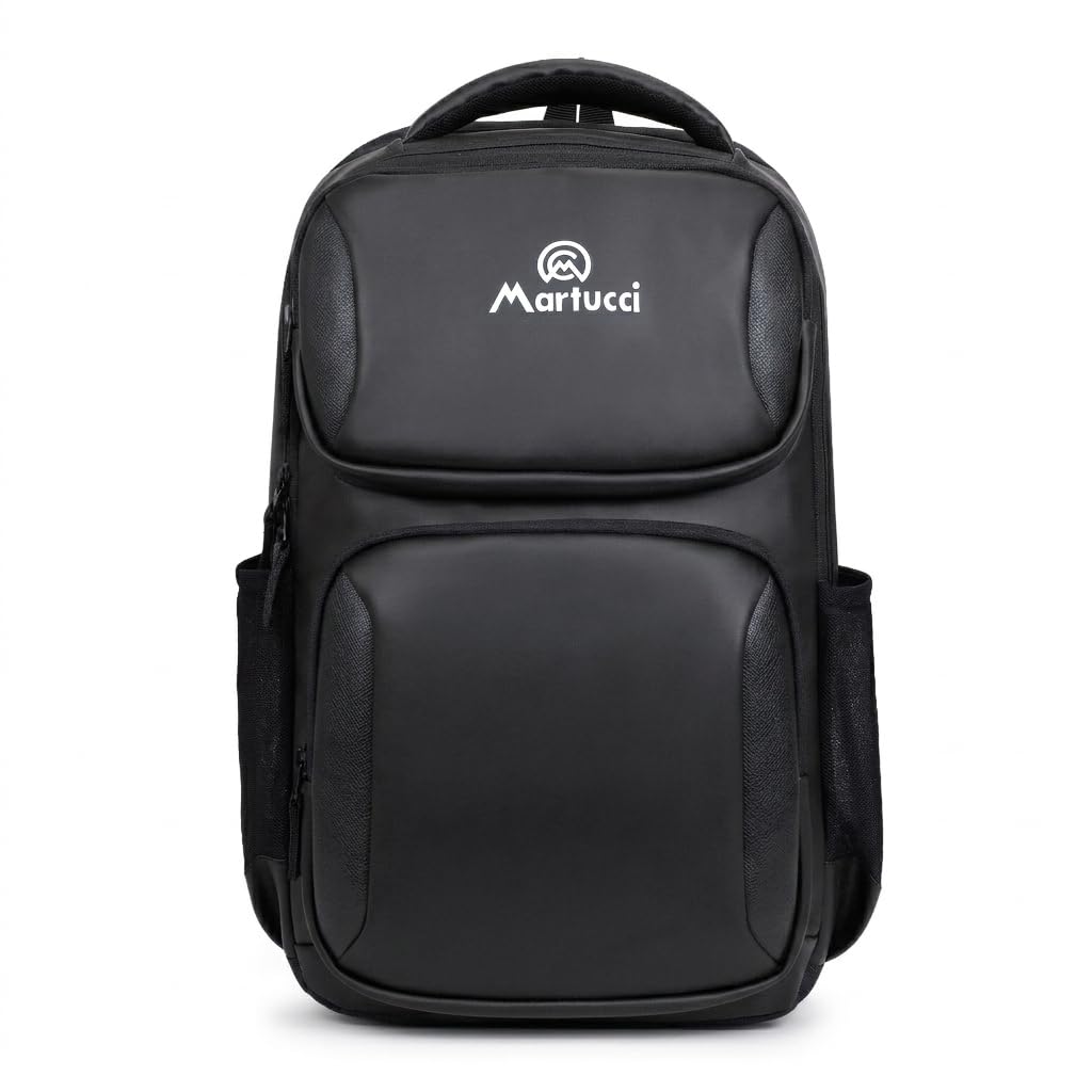 martucci Digel 38L Faux Leather Water Resistant Laptop Backpack/Casual Backpack/Daypack/Travel Backpack/College Bag For Men/Women-picture-52