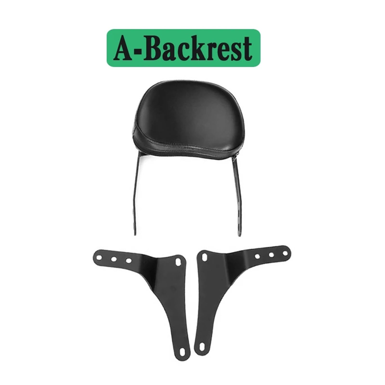 Schienale verticale Sissy Bar Misura Per KEEWAY V302C V302 C Accessori Moto Sedile Passeggero Schienale Posteriore Telaio Kit Di Montaggio Adatto Per Keeway V 302(A-Black)
