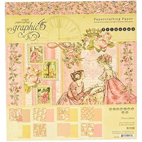 Graphic 45 Princess 8"x8" Paper Pad Cover