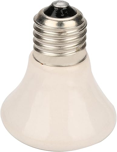 Miniatura 8 de Zopsc Luz de calor para reptiles de 100 W, emisor de cerámica infrarroja, lámpara de bombilla de calor para criadores de reptiles para mascotas,