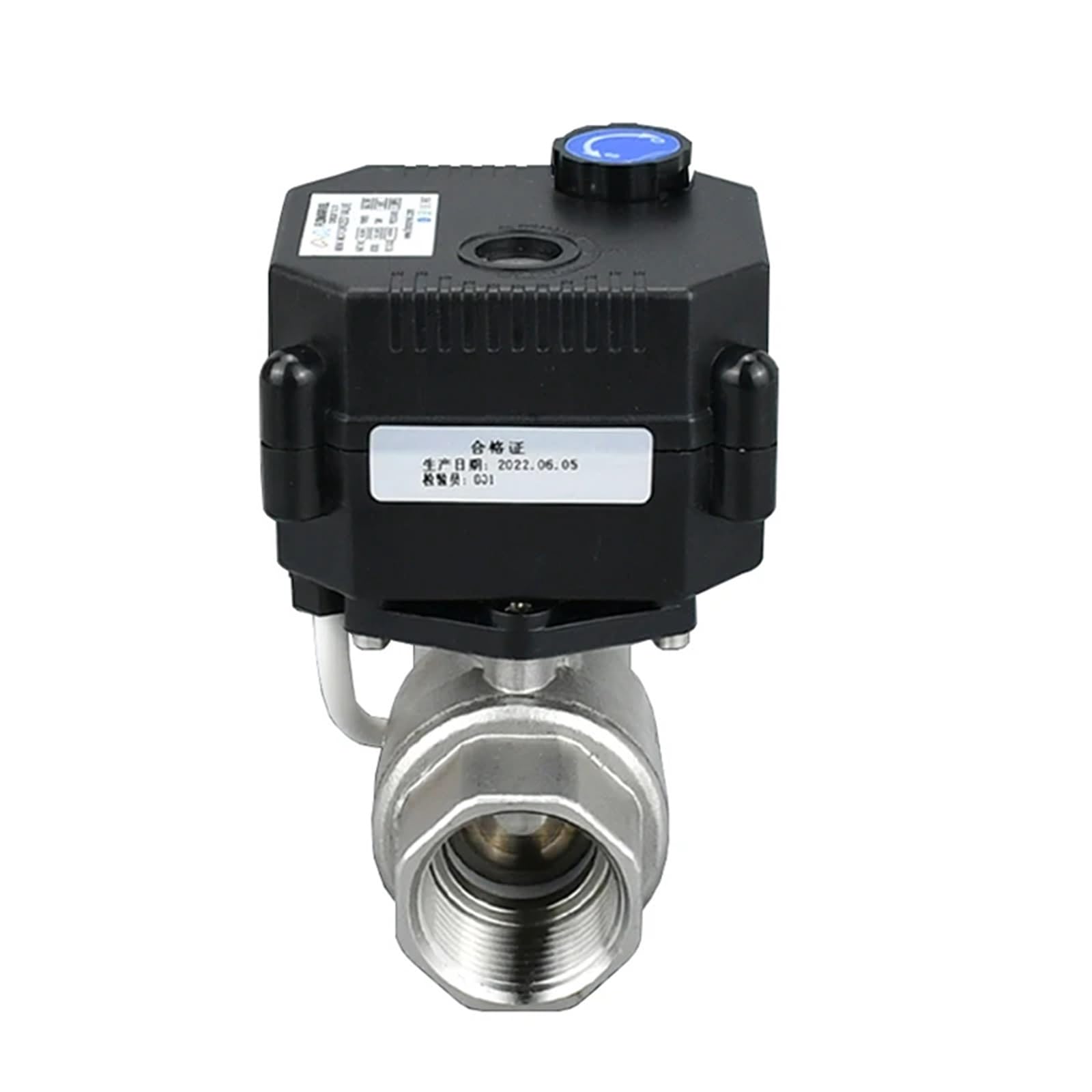Elektryczny zawór kulowy ze stali nierdzewnej 9VDC-CR02, DN32, 1/2", 3/4", 1", 1-1/4", wodoszczelny, z przełącznikiem ręcznym, DC12 V, DC24 V, DC9-36