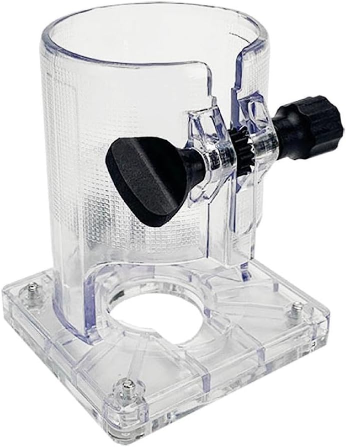 Portable Tranparent Base For Trimming Machine For Protection Cover For Case For Trimmer Lightweight Plastic Base Carpent Trimmer Base Woodworking Router Base Plastic Thicken Protection Cover