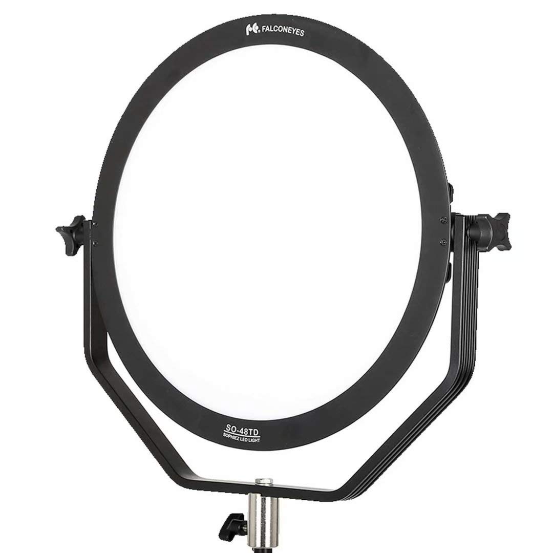 蛍光灯・電球 FALCONEYES SO-48TD Amazon | FalconEyes 48W 3000k-5600k 2色 調整可能 撮影ledライト led