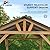 10‘x12’ Outdoor Patio Wooden Gazebo - Cedar Solid Wood Gazebo with Galvanized Steel Roof, Wooden Frame, Pavilion Gazebo for Lawns, Beach, Patio, Garden