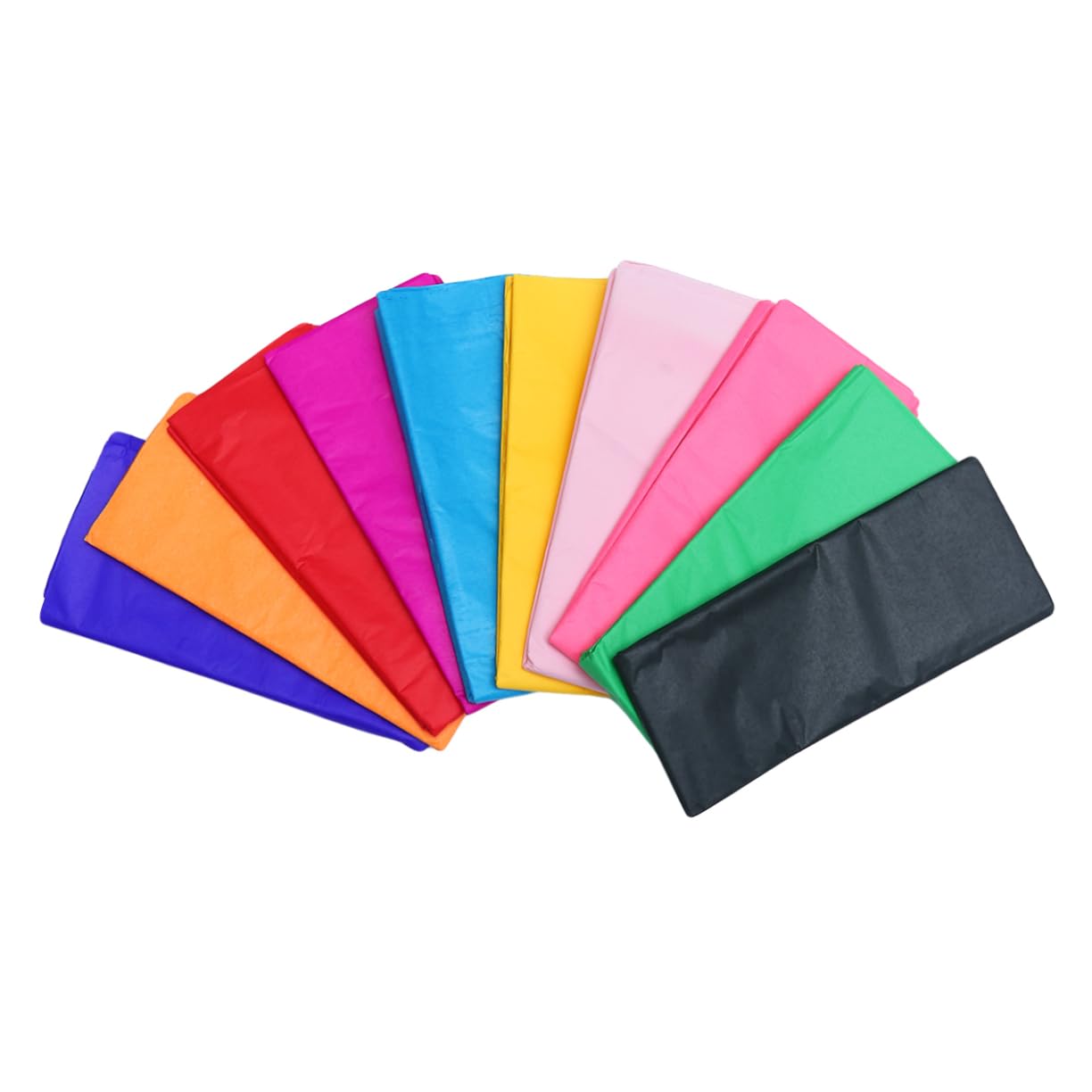 UPKOCH 100pezzi Carta Sottile Colorata per Origami Bricolage e Lavori Artigianali per Confezionamento Regalo Decoupage e Decorazioni Natalizie Inclusi Colore Casuale