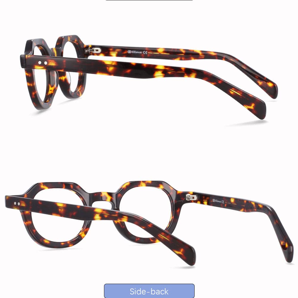 Retro lekkie octanowe oprawki do okularów męskie damskie okulary