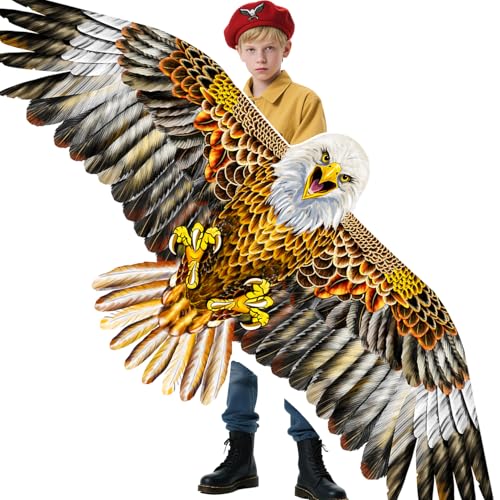 Bald Eagle Kite for Adults & Kids, Professional Durable Kites for Beginners, Outdoor Activities, Beach & Park - Easy Fly Kites Toys for Family...