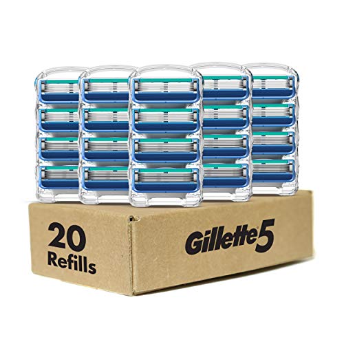 Gillette5 Men's Razor Blade Refills, 20 Count