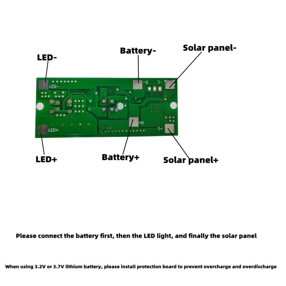 3,2 V/ 3,7 V Solar Solar Light Controller Pannello Solar Street Light Board Driver del Circuito di Luce Solare con