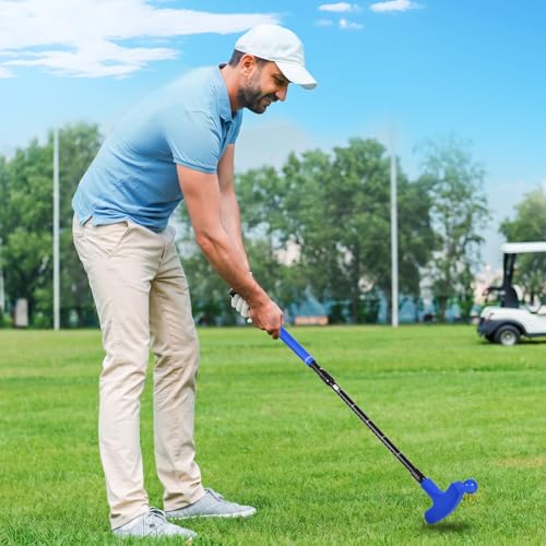 Ausluofell Golfschläger Set,mini Golf Set-Left/Right Handed inklusive Putter und Golfball,Ausziehbare Schubstange aus Aluminiumlegierung für Anfänger,Outdoor &Indoor