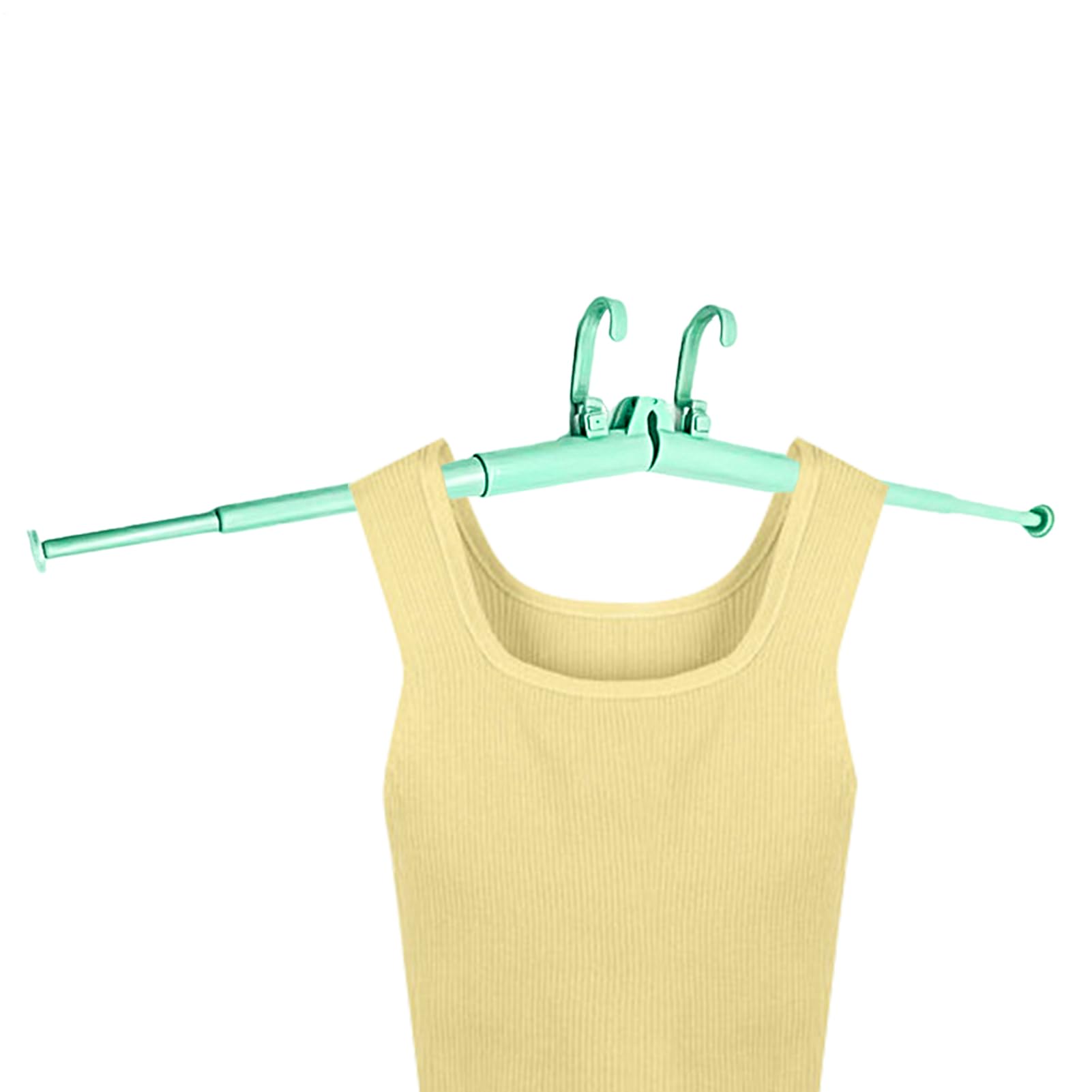Foldable Hangers for Clothes Telescopic Garments Hanger Portable Garments Drying Rack for Bathroom Shower Laundry Balcony Apartment Dormitory