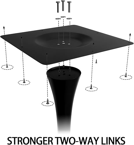 Miniatura 3 de Mesa de comedor redonda pequeña de 24 pulgadas para 2-4 personas, mesa de tulipanes de madera moderna de mediados de siglo para cocina, sala de