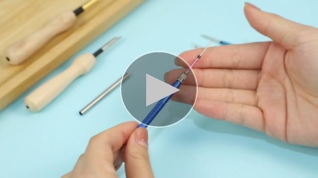 AVRIL　Loom30用へドル4種類　20、30、40、 50/10cm Amazon.com: 35 Pcs Punch Needle Kit, Punch Needle Tool