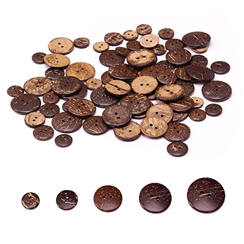 100 bottoni in legno vintage bottoni in legno 2 fori bottoni colorati per artigianato cucito artigianato lavoro a maglia bambini pittura fai da te decorazione regalo