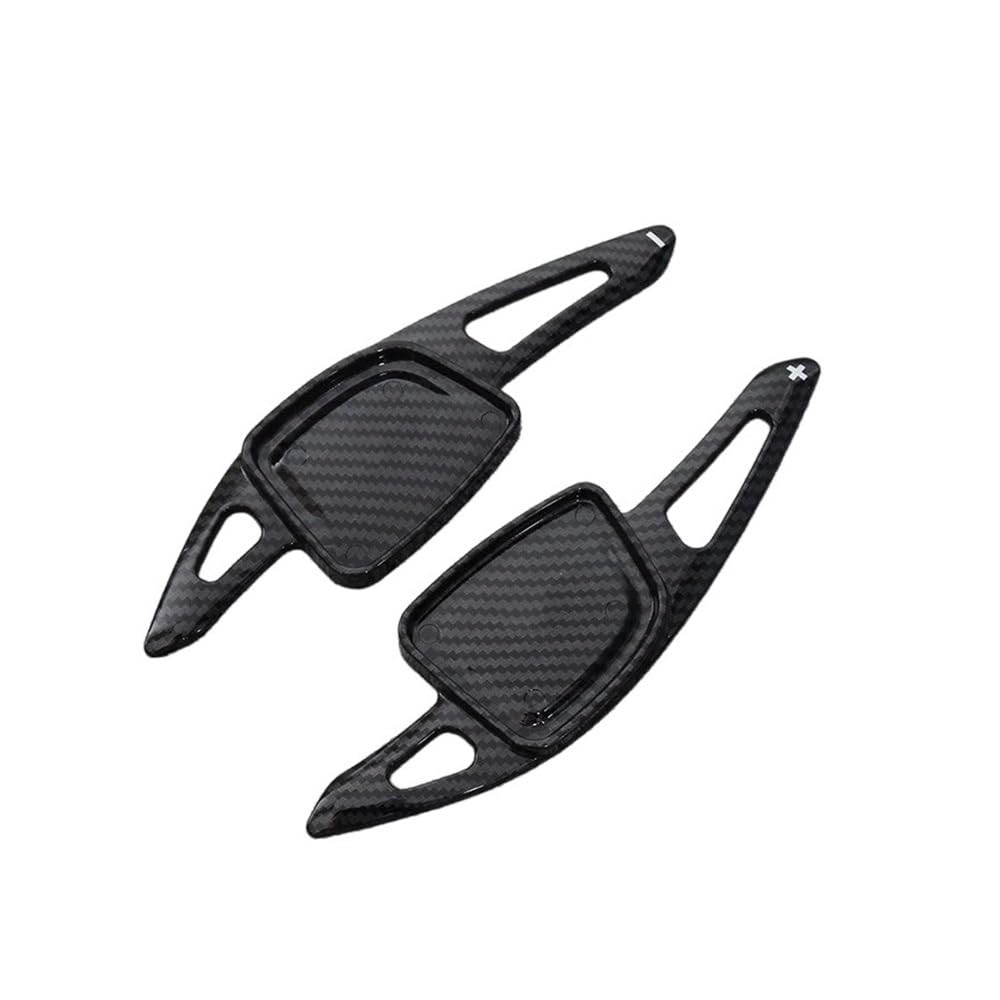 LACE2T Car Shift Paddles for A3 A4L A5 A6L A7 A8 S4 S6 S7 S8 Q6 2pcs Carbon Fiber Car Steering Wheel Shift Paddle Extension Shifters