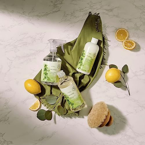Image of Thymes Dishwashing Liquid Soap - Eco Friendly Dish Soap Liquid for Dish Washing - Kitchen House Essentials (Eucalyptus, 16 fl oz)