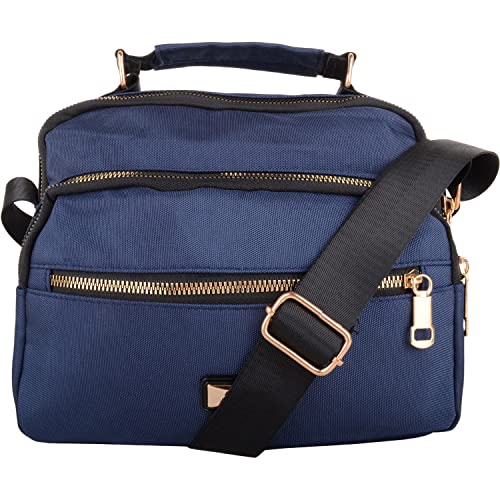 Sac à main multifonction avec fermeture éclair et bandoulière réglable Valita