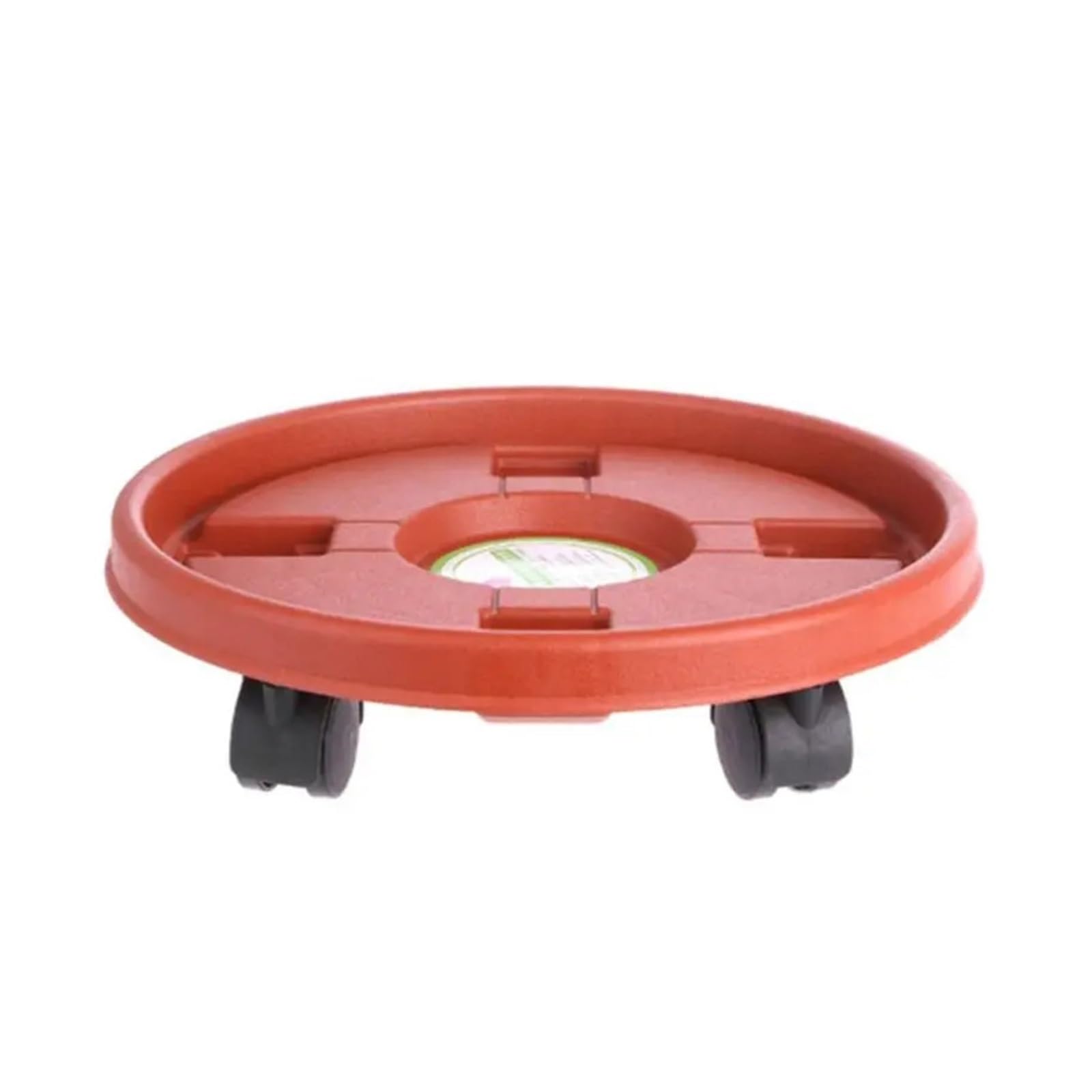 WEYIMVTO Mobile plant pot trays, Plastic Plant Flower Pot Bottom Stand Trolley Portable Planter Tray(300mm)
