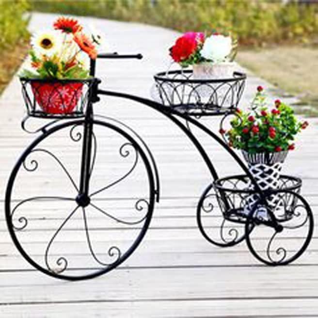 NATIONAL INDUSTRIES Cycle Planter Metal Stand for 3 Planters for Home and Garden Use Flower Pot Holder Stands, Shelves for Patio, Living Room, Garden, Balcony ( 3-Tier ) (Black) (B0BZ8G59BW) Amazon Price History, Amazon Price Tracker