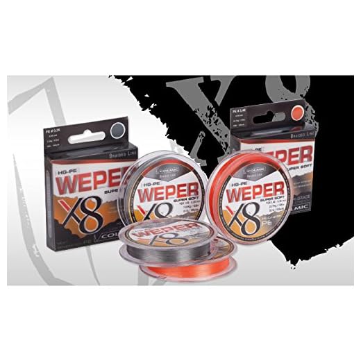 Herakles weper X8 Orange 150 yds 25 lbs Colmic
