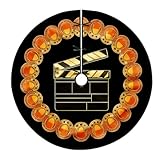 Falda de árbol de tablilla, carrete de película de entretenimiento de cine, noche de cine dorada, negro, reutilizable, de terciopelo, falda de árbol de punto para hogar, oficina, interior, exterior