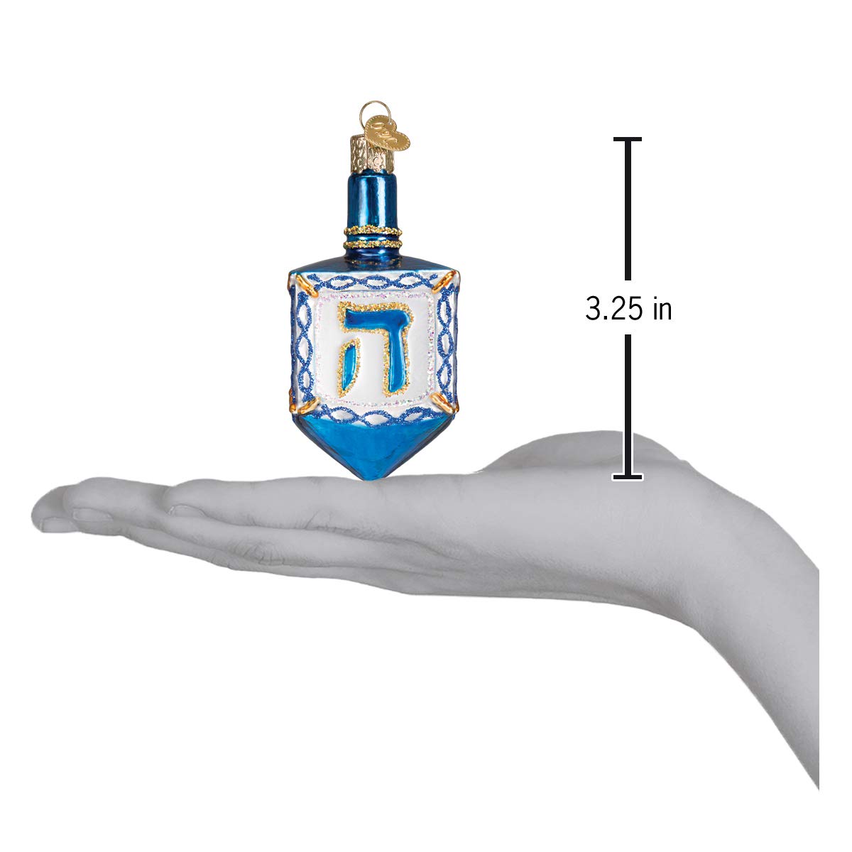 Amazon.com: Old World Christmas Hanukkah Dreidel Glass Blown