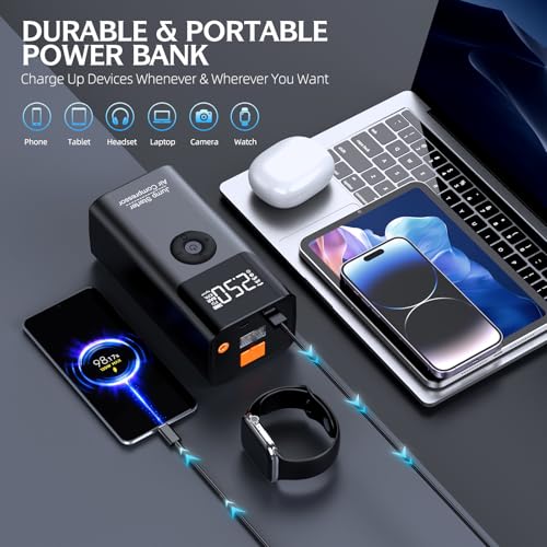 Portable Jump Starter with 150PSI Compressor