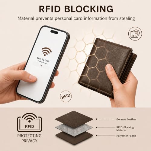 Image of Leather Purse Wallets for Man Stylish