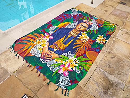 Canga de Praia Frida Khalo