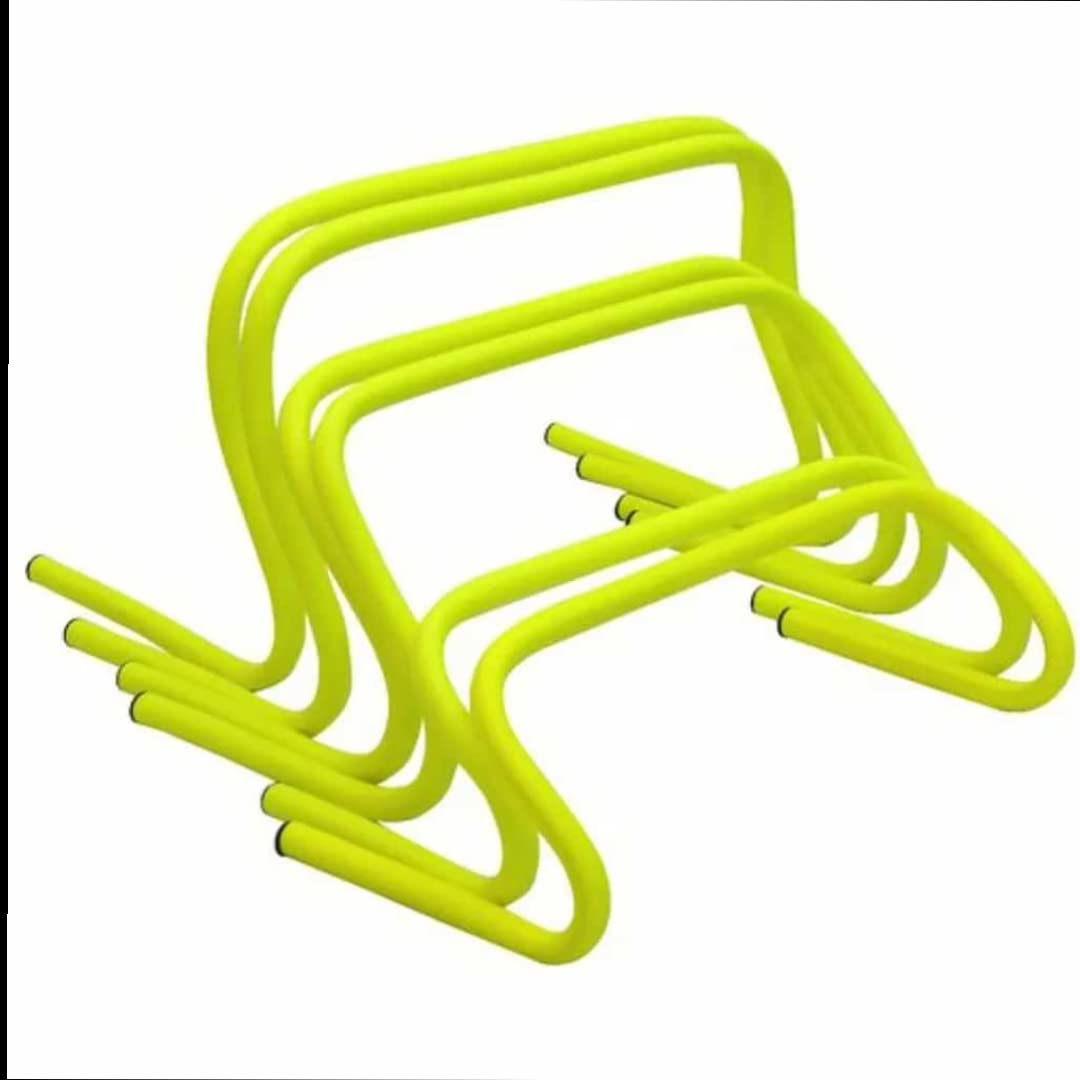JaHaNa Sports Track and Field Speed Agility Hurdles, Cricket Strength Training kit (Pack of 2, Flat Flexible)