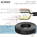 DOAUTO 50 Foot Heavy Duty 14AWG 6 Way Round Conductor Wiring RV Trailer Cord Harness Wire, 6 Individually Flexible PVC RV Tow Hitch Caravan Hook-Up Cable