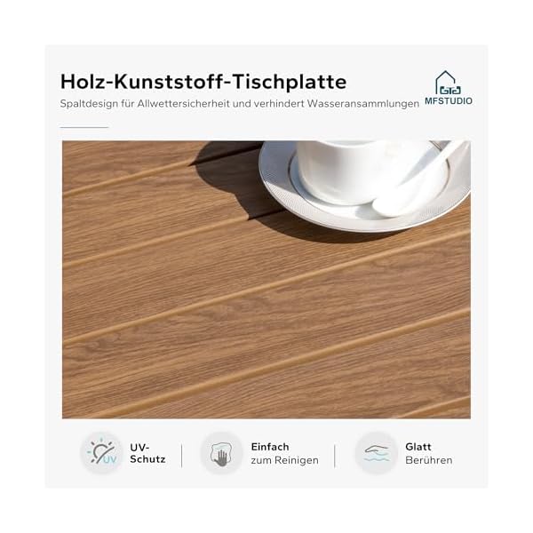 Patioco Rattan Lounge Set Beige 5-teilig